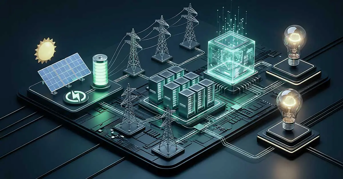 Utility usage map laid out across a circuit board